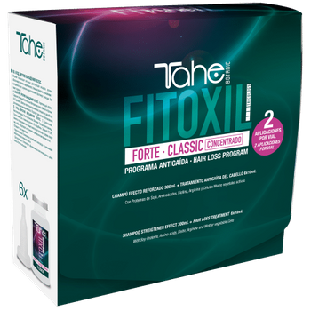 BOTANIC TRICOLOGY - PACK FITOXIL FORTE CLASSIC - Zestaw do pielęgnacji domowej (Szampon 300 ml + Ampułki 6 x10 ml)