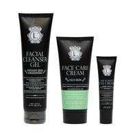 LAVISH CARE MEN Face Care Set Cream Oily  - zestaw do pielęgnacji twarzy dla skóry przetłuszczającej się