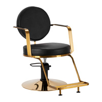 HAIR SYSTEM FOTEL FRYZJERSKI ARAS 25 ZŁOTO CZARNY