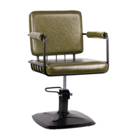 Gabbiano fotel fryzjerski Katania Loft zielony