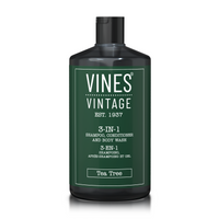 VINES VINTAGE 3-in-1 Shampoo, Conditioner & Body Wash - szampon 3w1 - szampon, odżywka, żel do mycia