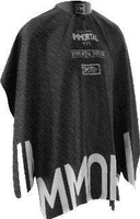 Immortal NYC Peleryna Lux czarna z kołnierzem