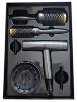 JRL Forte Pro 2020H czarna suszarka do włosów z jonizacją + dwie szczotki do modelowania