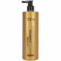 GOLD PEPTIDE - KERATIN SHAMPOO - Szampon multipeptydowy do włosów zniszczonych 500 ml - Perełka TAHE nr.12