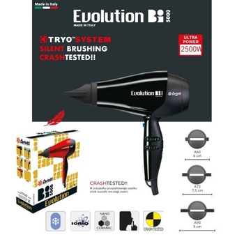 Suszarka Ceriotti Bi EVOLUTION 2500W TRYO SYSTEM BLACK