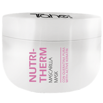 BOTANIC ACABADO - NUTRI-THERM MASK - Maska do włosów farbowanych i suchych 300 ml