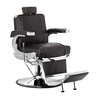 Hair System fotel barberski BM88066 brązowy