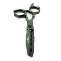 MATAKKI Degażówki fryzjerskie Left BLACK NINJA - rozmiar 6.0