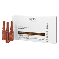 Apis coffee shot kawowa ampułka anti-aging z kwasem kawowym i ekstraktem z maku,,plumping efect" 10 x 3,5 ml