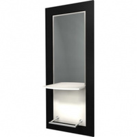 Konsoleta Fryzjerska WEGA Ayala 48H czarno-biała