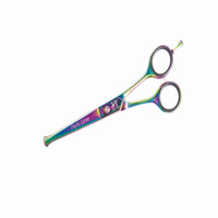 Nożyczki groomerskie PETS Jay2 MULTIKOLOR/proste bezpieczne 6,5