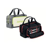 Torba na narzędzia fryzjerskie i barberskie 23 x 19 x 28 cm ATLAS ARTERO SZARO ZIELONY