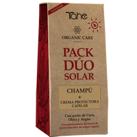 ORGANIC CARE - PACK SOLAR - Zestaw Organiczny (Szampon do pielęgnacji włosów 300ml+ krem ochronny 300ml)