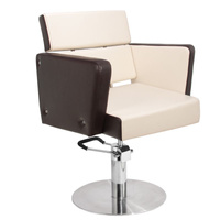 GABBIANO FOTEL FRYZJERSKI DUBLIN BRĄZOWO-BEŻOWY