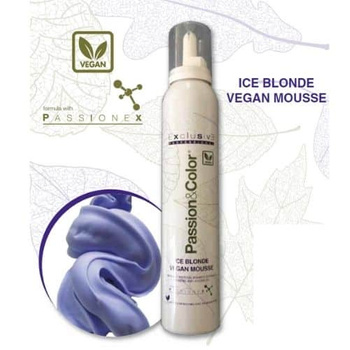 ICE BLONDE VEGAN MOUSSE  Nawilżająca pianka do włosów i tonowania blondów 200ml