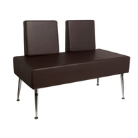 GABBIANO SOFA DO POCZEKALNI D-023B BRĄZOWA