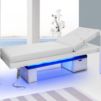 Spa leżanka kosmetyczna Azzurro 815B świecąca white