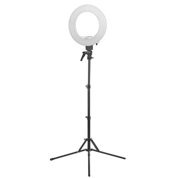 Lampa pierścieniowa Ring light 12' 35W led biała + statyw