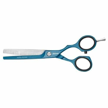 Degażówki fryzjerskie jednostonne Jaguar PASTELL PLUS offset ES 40 5,5" WHITE LINE Atlantic Blue
