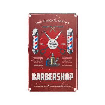 Tablica ozdobna barber B029