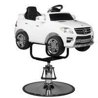 FOTEL FRYZJERSKI DZIECIĘCY SAMOCHODZIK MERC SUV WHITE