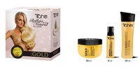 BOTANIC GOLD FINISHING - KERATIN GOLD PACK - Zestaw Keratin Gold (Gold Shampoo 300 ml + Gold Mask 300 ml + Keratin Gold 30 ml)