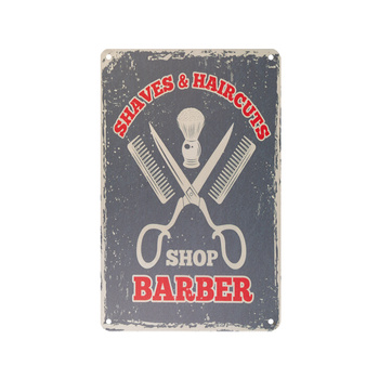 Tablica ozdobna barber B064