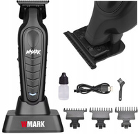 WMARK NG-339B Barber Profesjonalny trymer do włosów i brody ostrza DLC - kolor czarny