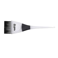 Pędzelek do koloryzacji  szeroki BIAŁY z gumką i haczykiem 1szt. KIEPE