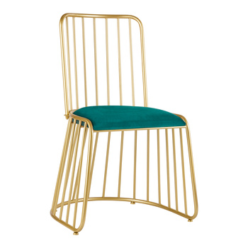 Krzesło Velvet MT-307 złoto zielone