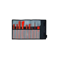 A22_E22 _ Zestaw grzebieni fryzjerskich 9 szt. k.orange