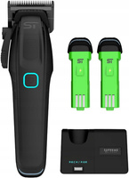 Supreme Trimmers Maszynka bezprzewodowa RECHARGE ST779 Black 2 Baterie + Baza ładująca
