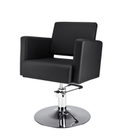 SUPER SALON Fotel fryzjerski PREMIUM R czarny