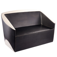 Gabbiano sofa do poczekalni Paryż czarno - beżowa