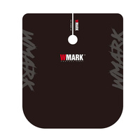 WMARK CC036 Peleryna BLACK barberska fryzjerska duża z gumowym kołnierzem