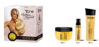 BOTANIC GOLD FINISHING - KERATIN GOLD PACK - Zestaw Keratin Gold (Gold Shampoo 300 ml + Gold Mask 300 ml + Keratin Gold 30 ml)