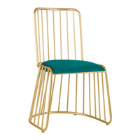 Krzesło Velvet MT-307 złoto zielone