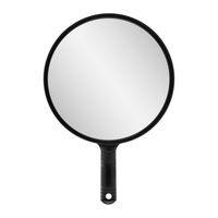 Lusterko fryzjerskie okrągłe z rączką Q-35