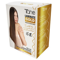 LAMINATE GOLD BIOPLASTIA PACK Zestaw do pielegnacji włosów po zabiegu (Szampon 300 ml + Maska 300 ml + Krem do stylizacji 100 ml)