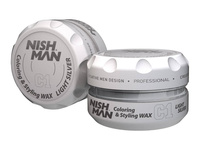 NISHMAN Pomada koloryzująca do włosów C1 srebrna, siwa 150ml