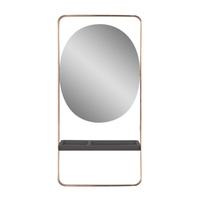 Gabbiano konsola fryzjerska Solo złoto szara