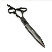 MATAKKI Nożyczki fryzjerskie EXCALIBUR BLACK MATTE + etui - rozmiary 6.5 lub 7.0 cali - Nowy model 2021!