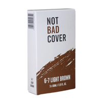 NOTBAD Cover 6-7 light brown - semi-permanentna farb do włosów i brody 3x60ml