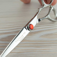 MATAKKI Nożyczki fryzjerskie RED FLOWER - rozmiary 5.5, 6.0 lub 6.5 cala - Nowy model 2021!